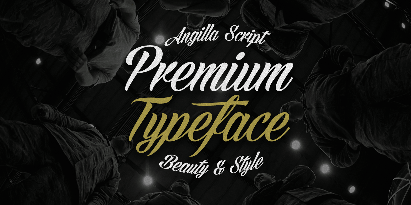 Example font Angilla Script #5